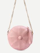 Shein Pink Newsboy Cap Style Crossbody Bag