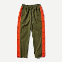 Shein Men Contrast Snap Button Side Joggers