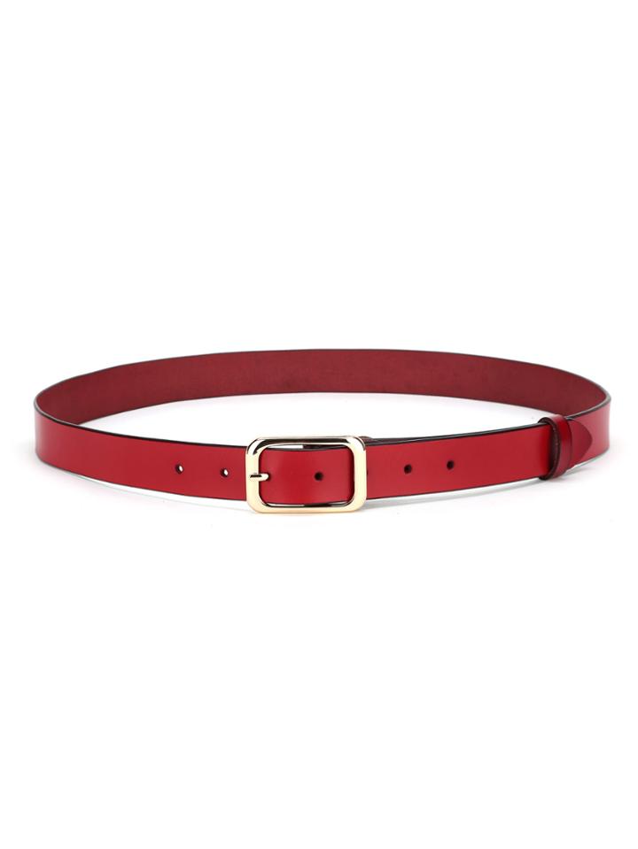 Shein Faux Leather Square Buckle Belt