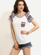 Shein Geometric Print T-shirt