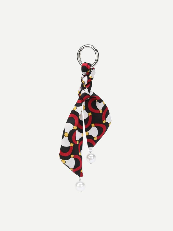 Shein U Magnet Print Scarf Bag Accessory