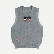 Shein Boys Bow Detail Dip Hem Sweater