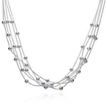 Shein Metal Ball Decorated Layered Necklace