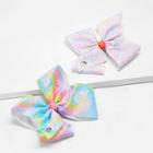 Shein Toddler Girls Bow Decorated Hair Clip 2pcs