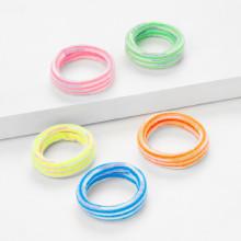Shein Striped Design Hair Tie 5pcs