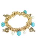 Shein Pearl Bohemian Style Beads Wrap Bracelet