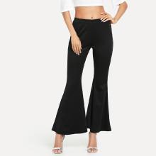 Shein Elastic Waist Flared Leg Pants