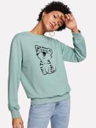 Shein Cat Print Pullover