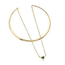 Shein Multi Layer  Necklace With Triangle Pendant