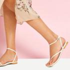 Shein Strappy Toe Ring Flat Sandals