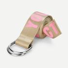 Shein D-ring Buckle Letter Print Belt