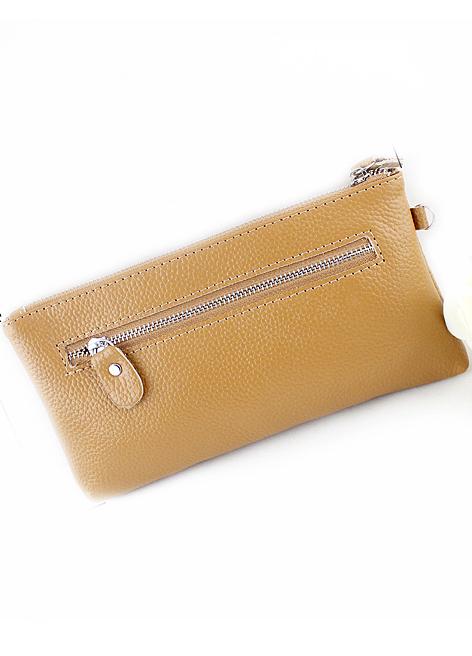 Shein Yellow Crocodile Pattern Clutches Bag