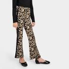 Shein Girls Contrast Sideseam Leopard Pants