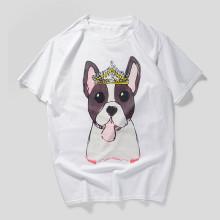 Shein Men Single Dog Print Tee