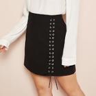 Shein Plus Lace-up Skirt