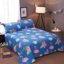 Shein Flamingos Print Flat Sheet