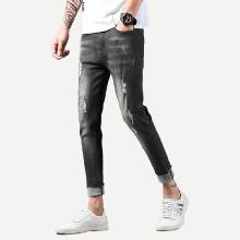 Shein Men Destroyed Skinny Jeans