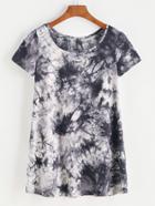 Shein Cloud Wash Split Back T-shirt
