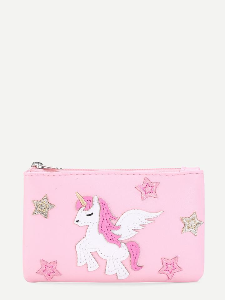 Shein Horse & Star Pattern Pu Purse