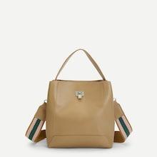 Shein Pu Satchel Bag With Guitar Strap