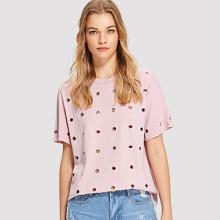 Shein Ring Detail Tee