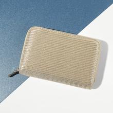 Shein Glitter Detail Zipper Around Purse