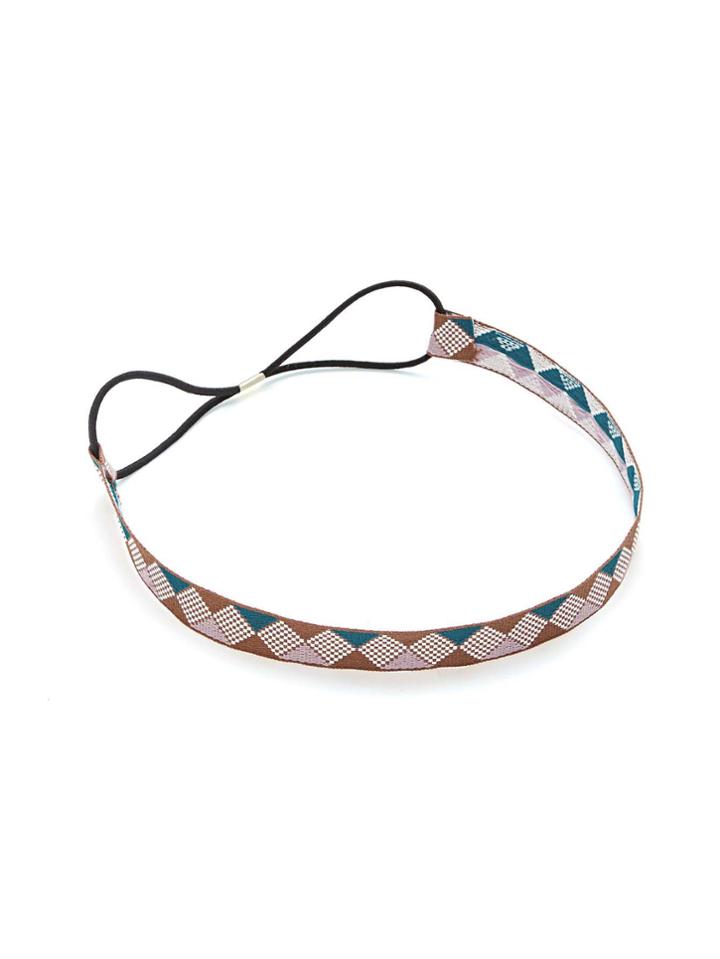 Shein Color Block Geometric Headband