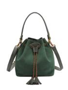 Shein Double Tassel Drawstring Design Crossbody Bag
