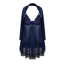 Shein Plus Lace Trim Slips With Shawl
