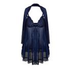 Shein Plus Lace Trim Slips With Shawl