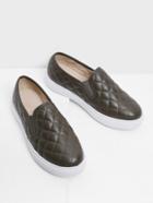 Shein Quilted Design Slip On Sneakers