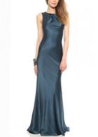 Rosewe Graceful Open Back Sleeveless Woman Maxi Dress Blue