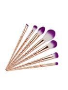 Shein Gold Unicorn Design Makeup Brush 7pcs