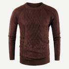 Shein Men Solid Cable Knit Jumper