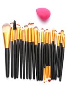 Shein Black Professional Makeup Brush Makeup Tool Set