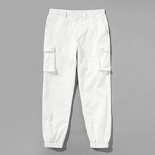 Shein Men Button Fly Flap Pocket Pants