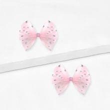 Shein Toddler Girls Bow Decorated Hair Clip 1pair