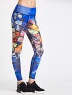 Shein Active Butterfly Print Gym Legging