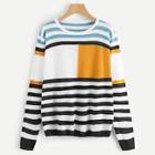 Shein Round Neck Striped Sweater