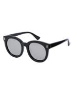 Shein Silver Lenses Oversized Round Sunglasses