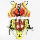 Shein Plus Lace Up Bikini Set