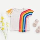 Shein Toddler Girls Rainbow Print T-shirt