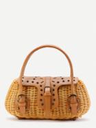 Shein Pu Insert Straw Bag