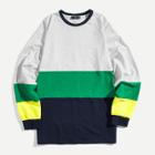 Shein Men Raglan Sleeve Cut And Sew Sweatshirt