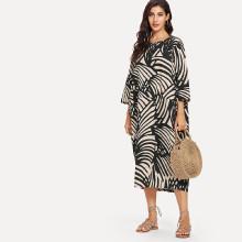 Shein Graphic Print Hidden Pocket Dress