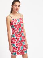 Shein Allover Watermelon Print Cami Dress