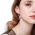 Shein Half Circle & Bar Detail Stud Earrings