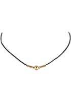Shein Black New Simple Thin Rope Chain Choker Necklace