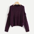 Shein Fringe Embellished Cocoon Jumper