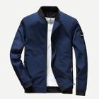 Shein Men Patched Detail Solid Jacket